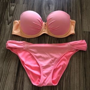 Victoria secret strapless swim suit!
